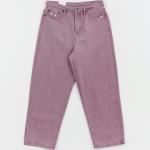 Pánske Slim Fit nohavice Element ružovej farby s vyšívaným vzorom z bavlny vo veľkosti XXS na gombíky zúžené 