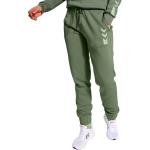 Pánske Fitness nohavice Hummel zelenej farby vo veľkosti XS 