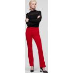 Dámska Designer Letná móda Karl Lagerfeld červenej farby vo veľkosti M s opaskom 