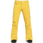 Dámske Snowboardové nohavice Horsefeathers žltej farby v zľave 