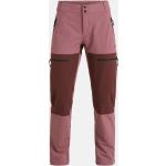 Dámske Turistické nohavice Peak Performance ružovej farby vo veľkosti XS na zips 