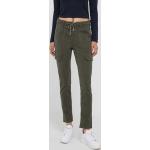 Dámske Nohavice s vysokým pásom Pepe Jeans zelenej farby z bavlny vo veľkosti XXS so šírkou 30 s dĺžkou 30 v zľave udržateľná móda 