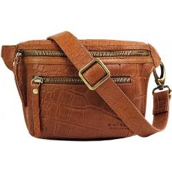 O My Bag Amsterdam - Beck's Bum Bag Wild Oak Full Croco Classic Leather - kožená ľadvinka