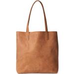 Shopper kabelky o my bag ťavej farby v minimalistickom štýle z kože 