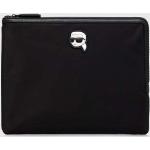 Pánske Designer Obaly na notebooky Karl Lagerfeld čiernej farby z polyuretánu s veľkosťou displeja 2,5” udržateľná móda 