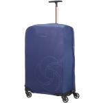 Cestovné kufre Samsonite modrej farby na zips 