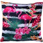 Obliečka na vankúšik Flamingo kvety, 40 x 40 cm