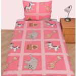 Detské posteľné súpravy ružovej farby 