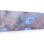 Kvety modrej farby vo vintage štýle s kvetinovým vzorom 