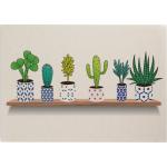 Obrazy really nice things sivej farby MDF 40x60 s motívom: Kaktus 