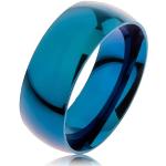 Svadobné obrúčky Šperky eshop modrej farby z ocele 67 
