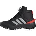 Detské Vysoké turistické topánky adidas čiernej farby zo syntetiky technológia Boa Fit Systém vo veľkosti 35 na zimu 