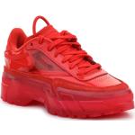 Dámske Tenisky na platforme adidas červenej farby zo syntetiky vo veľkosti 41 