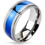 Prstene z chirurgickej ocele Šperky eshop modrej farby z ocele 70 