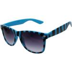Pánske Slnečné okuliare oem svetlo modrej farby v nerd štýle so zebrovým vzorom z polyvinylchloridu Onesize v zľave 