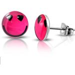 Náušnice z chirurgickej ocele Šperky eshop ružovej farby z ocele v zľave na Valentín 