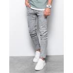 Pánske Skinny jeans Ombre sivej farby z bavlny v zľave 