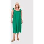Dámske Denné šaty ONLY CARMAKOMA zelenej farby z bavlny vo veľkosti XL v zľave 