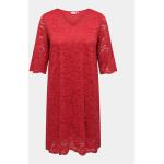 Dámske Letné šaty ONLY CARMAKOMA červenej farby zo syntetiky vo veľkosti 5 XL 