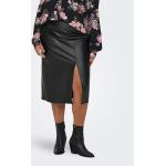 Dámske Midi sukne ONLY CARMAKOMA čiernej farby zo syntetiky vo veľkosti 5 XL s dĺžkou: Pod kolená v zľave 