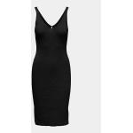 Dámske Letné šaty ONLY Lina čiernej farby zo syntetiky v zľave 