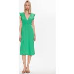 Dámske Letné šaty ONLY zelenej farby z bavlny vo veľkosti XS v zľave 