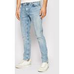 Pánske Slim Fit jeans ONLY & SONS modrej farby z bavlny 
