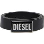 Pánske Opasky Diesel čiernej farby vo veľkosti L s dĺžkou 80 
