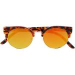 Pánske Slnečné okuliare clubmaster sunmania oranžovej farby z plastu v zľave 