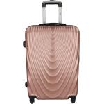Dámske Malé cestovné kufre ružovej farby z hliníka objem 31 l 