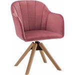 Kancelárske stoličky Kondela ružovej farby z bukového dreva 