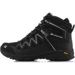 Dámske Vysoké turistické topánky alpine pro čiernej farby zo semišu technológia Vibram podrážka vo veľkosti 38 protišmykové v zľave 