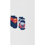 Detské ponožky OVS tmavo modrej farby z bavlny s motívom Superman 