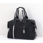 Pánske Cestovné tašky čiernej farby z nylonu na zips objem 20 l 