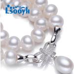 Dámske Perlové náhrdelníky bielej farby na Párty 