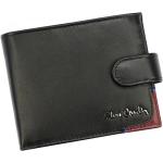 Pánske Kožené peňaženky Pierre Cardin čiernej farby s cvokmi 