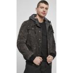 Pánske Zimné kabáty brandit čiernej farby z polyesteru vo veľkosti XXL Kapucňa udržateľná móda 