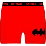 Pánske Boxerky červenej farby z bavlny s motívom Batman v zľave 