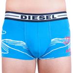 Pánske Boxerky Diesel modrej farby v športovom štýle z bavlny v zľave 