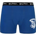 Pánske Boxerky modrej farby z bavlny s motívom Harry Potter v zľave 