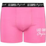 Pánske Boxerky Lee Cooper ružovej farby z bavlny vo veľkosti XXL v zľave 