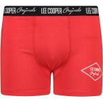 Pánske Boxerky Lee Cooper červenej farby z bavlny vo veľkosti XXL v zľave 