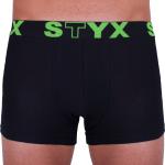 Pánske Boxerky STYX čiernej farby v športovom štýle z bavlny vo veľkosti 4 XL v zľave 