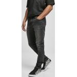 Pánske nohavice // Urban classics Slim Fit Zip Jeans real black washed