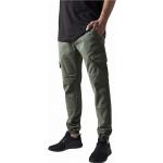 Pánske Cargo nohavice Urban Classics zelenej farby v streetwear štýle vo veľkosti S vyblednuté udržateľná móda 