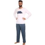 Pánske Pyžamá STYX viacfarebné vo veľkosti XXL s dlhými rukávmi v zľave 