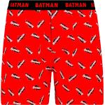Pánske Boxerky červenej farby z bavlny s motívom Batman v zľave 