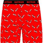 Pánske Boxerky červenej farby z bavlny vo veľkosti XXL s motívom Batman v zľave 