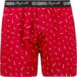 Pánske Boxerky Lee Cooper červenej farby z bavlny vo veľkosti XXL 