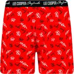 Pánske Boxerky Lee Cooper červenej farby z bavlny v zľave 